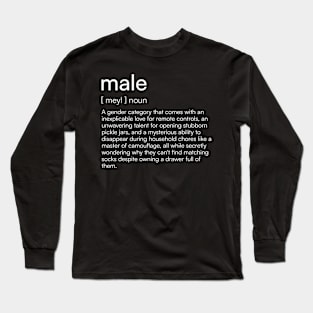 Male definition Long Sleeve T-Shirt